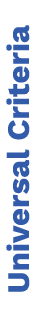 Universal Criteria